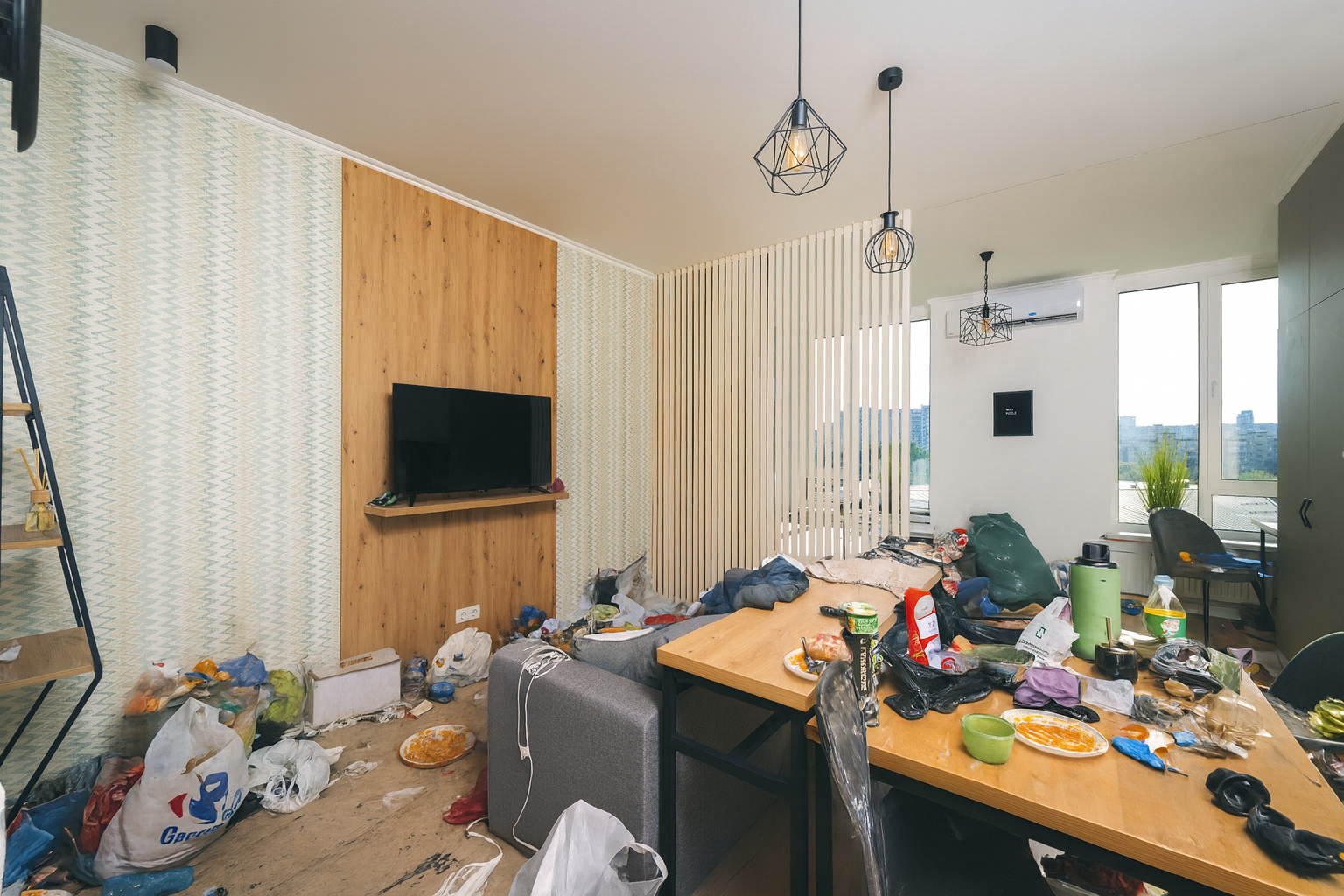 Vorher – ungeputzt